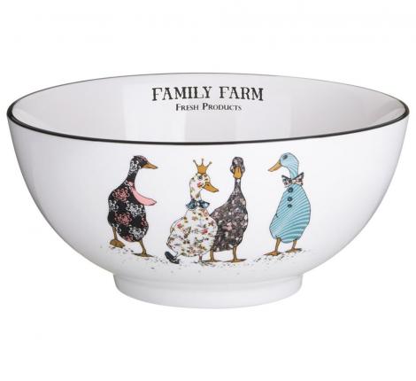 Салатник "FAMILY FARM" 263-1411, диаметр 20,5 см