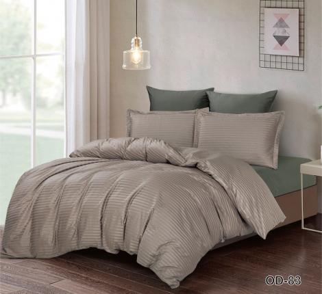 Постельное белье "Valtery" OD-83 Страйп Сатин, Семейный