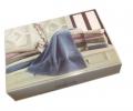 Комплект полотенец с вышивкой 30x50-50x100-70x140 Maison D'or &quot;BONNI&quot;, грязно-розовый