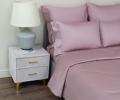 Постельное белье с одеялом "Sofi de Marko" Premium Mako (лиловый) Сатин ДеЛюкс, Евро