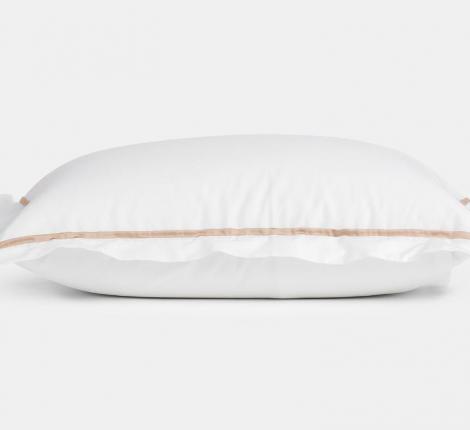 Наволочка с узкой отделкой "ALPINE NUDE PINK ALLURE GRASS" Мако-Сатин, 50х70 (2шт)