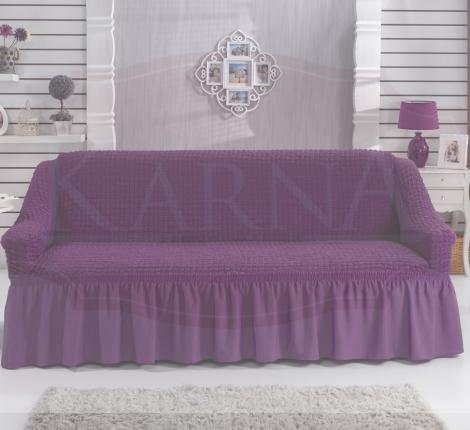 Чехол для дивана &quot;BULSAN&quot; трехместный, Фиолетовый