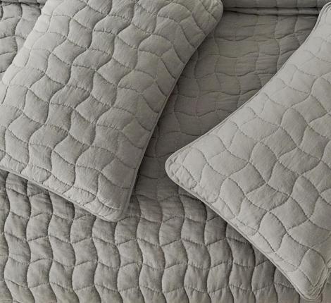 Покрывало "Sofi de Marko" Минелла (антрацит) Жатый сатин, 230х250