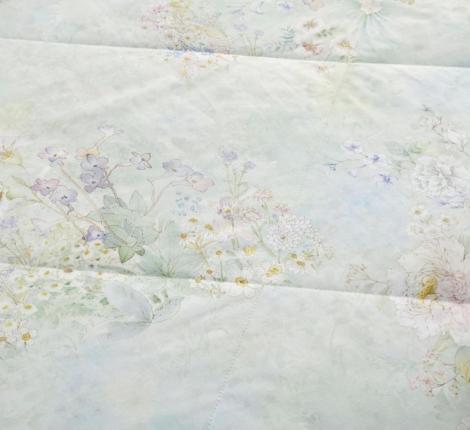 Постельное бельё с одеялом "Asabella" 2344-2OSP Сатин, Семейный