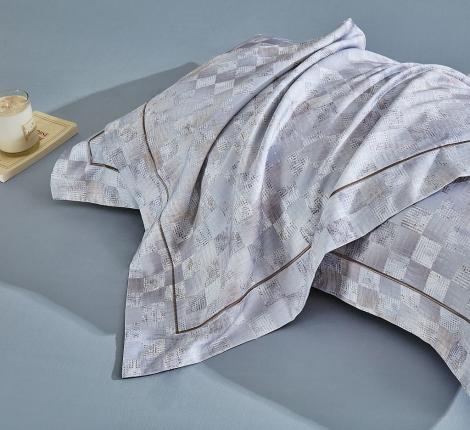 Постельное белье "Asabella" 2320-6 Мако-Сатин, Евро