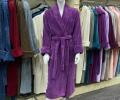 Халат женский трига шалька "AMBIELLA A-1165" лиловый, 2XL