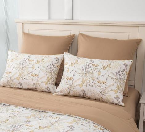 Постельное белье с одеялом "Sofi de Marko" Ришелье №45 Сатин, 1,5 спальный