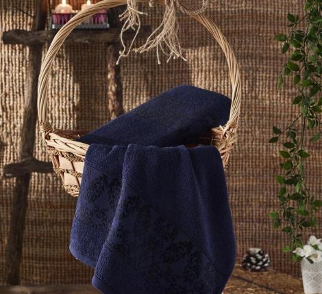 Полотенце махровое "Sofi de Marko" GARLET (синие), 50х90