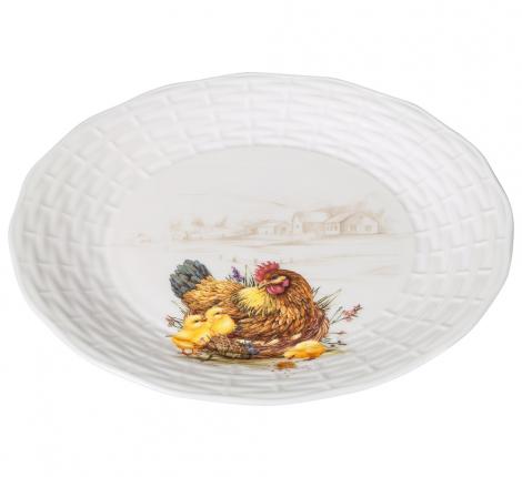 Тарелка закусочная "SUNDAY" 85-2098, диаметр 20,5 см
