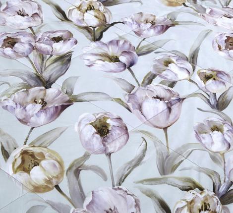 Постельное белье с одеялом "Asabella" 2364-OMP Мако-Сатин, Евро