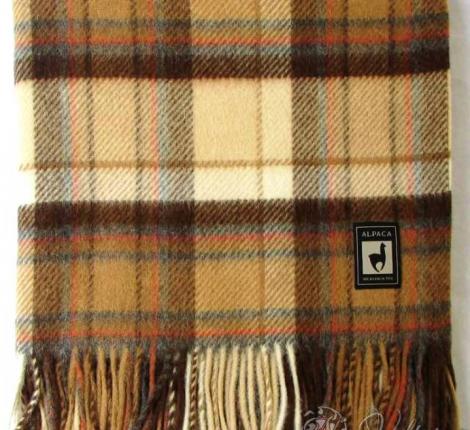 Плед INCALPACA (55% шерсть альпака, 45% шерсть мериноса) PP-38, 150x200