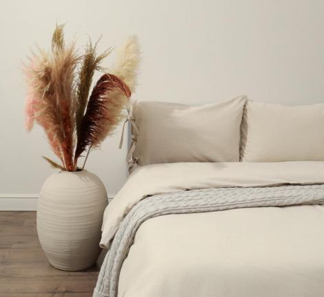 Постельное белье "Sofi de Marko" Аредель (экрю) Лён, Евро