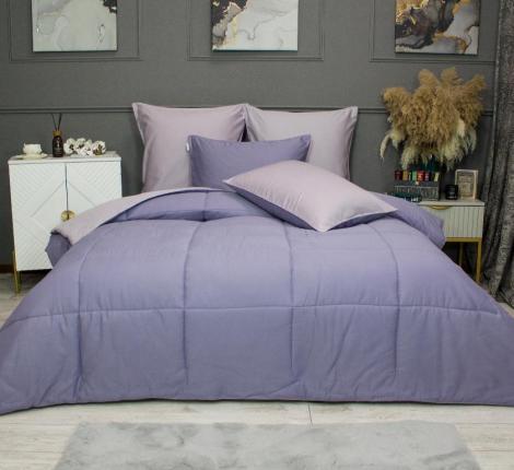 Постельное белье с одеялом "Kazanov.A." Шеффилд (пыльная орхидея латте) Сатин, Евро