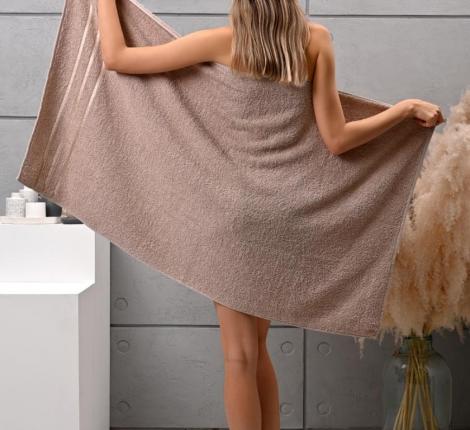 Полотенце махровое AMBIELLA &quot;SPA&quot; 70x130, коричневый