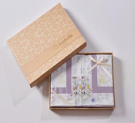 Постельное белье "Asabella" 2240-6 Фланель, Евро