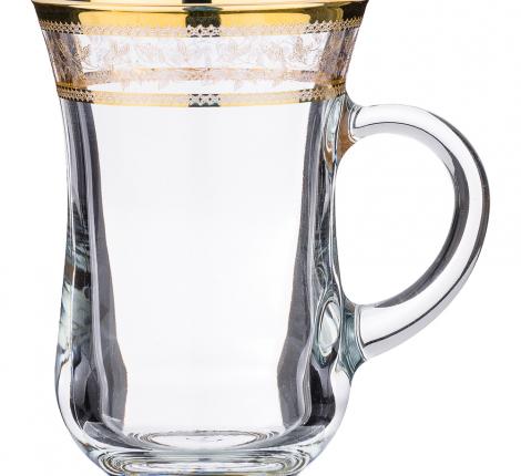 Набор кружек "GOLD PROVENCE" ЗОЛОТО, 175 мл.