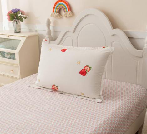 Постельное белье детское "Sofi de Marko" Strawberry (белый) Сатин, 1,5 спальный