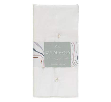 Наволочка "Sofi de Marko" Premium Mako (молоко), 50х70