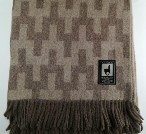 Плед INCALPACA (55% шерсть альпака, 45% шерсть мериноса) PP-70, 170x210