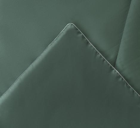 Постельное белье с одеялом "Sofi de Marko" Premium Mako (тем зеленый) Сатин ДеЛюкс, Евро