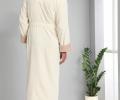 Халат мужской "NUSA" Biyeli 1140-1 кремовый, 3XL