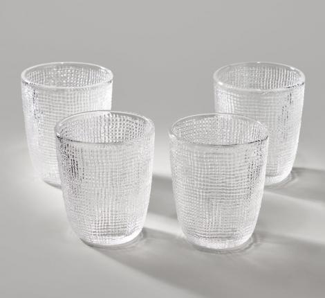 Набор стаканов 4 штуки "TEMPO", 300 мл