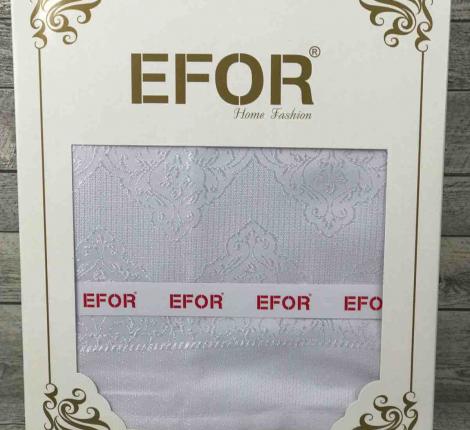 Скатерть EFOR KDK 160x300, белый