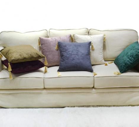 Наволочка декоративная "Sofi de Marko" Эстер (пепел роза) Жаккард, 45х45