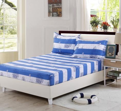 Простынь поплин на резинке печатная PRPP-14, 180x200