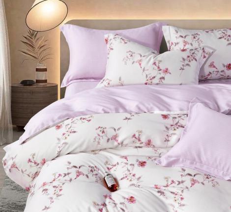 Постельное белье Primavelle Bamboo "AURELIA", 2 спальный (52х74-2 шт.) простыня на резинке