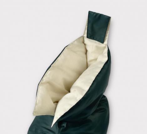 Сапожки-носочки пуховые "Comfort Socks Travel Grass" DARK GREEN, 40-45 р.