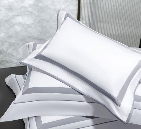 Постельное белье "Asabella" 2332-6 Сатин ДеЛюкс, Евро