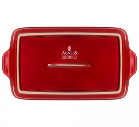 Форма для запекания "AGNESS" REACTIVE RED, 1800 мл