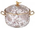 Набор эмалированных кастрюль с крышкой "ROYAL GARDEN" 950-776, 2,1/2,8/3,8 л