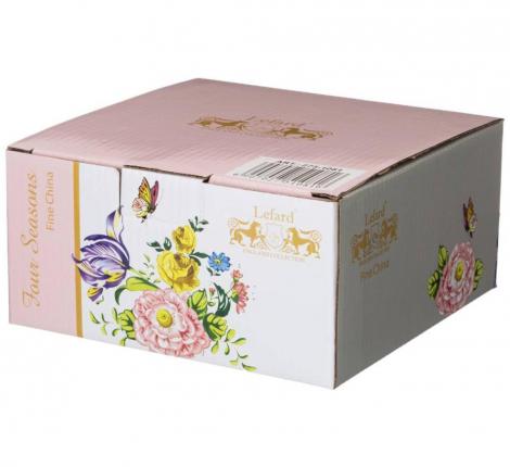 Чайная пара "ВРЕМЕНА ГОДА" 200 мл, розовая