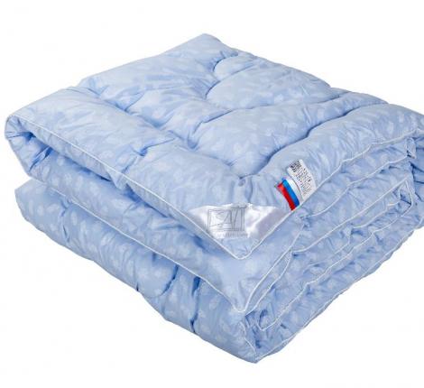Одеяло всесезонное "Лебяжий пух" 172х205 (голубой)