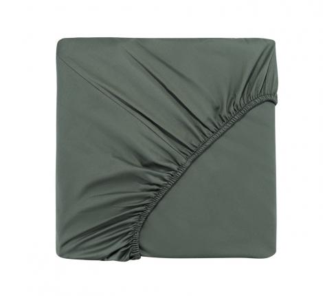 Простыня на резинке "Sofi de Marko" Мармис (хаки) Сатин, 160х200х30