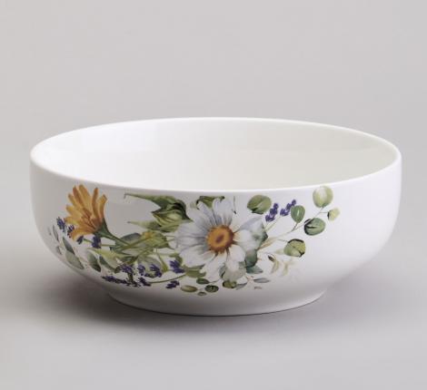 Набор посуды обеденный "РОМАШКОВОЕ ПОЛЕ" на 4 персоны, 16 предметов