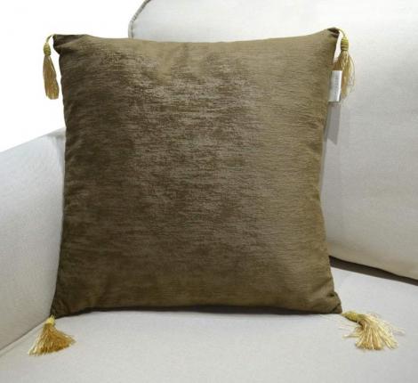 Наволочка декоративная "Sofi de Marko" Эстер (бежевая) Жаккард, 45х45