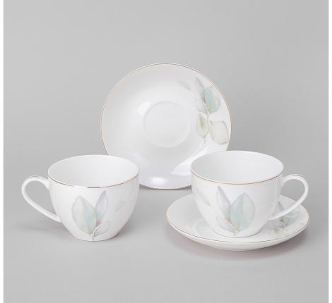 Чайный набор "INSPIRATION" НЕЖНОСТЬ на 2 персоны, 4 предмета (260 мл)