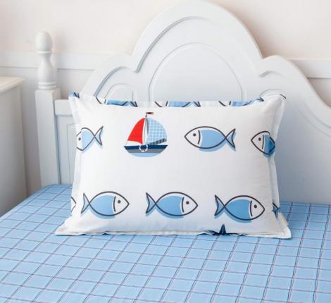 Постельное белье детское "Sofi de Marko" Морские рыбки Сатин, 1,5 спальный