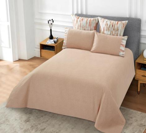 Постельное бельё "KARTEKS" жаккардовый сатин АКВАРЕЛЬ CVP 03, 2 спальный