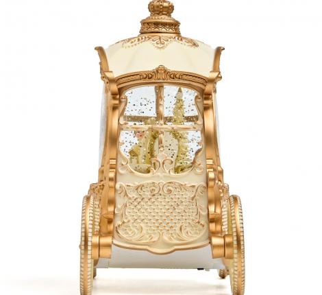 Музыкальная статуэтка с LED-подсветкой "КАРЕТКА", 26*11,5*21,5 см