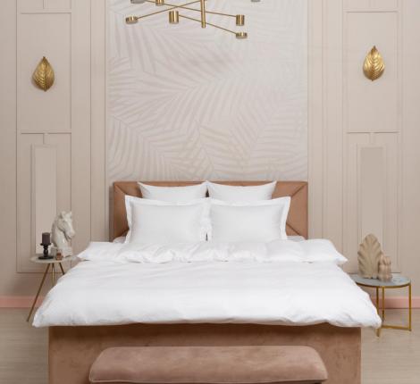 Постельное бельё "Chess Palette Grass" Жаккард, Евро