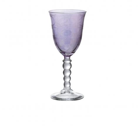 Набор бокалов для вина 2 штуки "PERLE Violet" хрустальное стекло, высота 17,5 см
