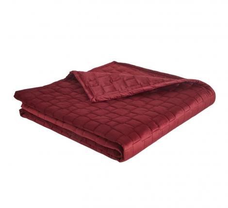 Покрывало бархатное "Blanc des Vosges" SPIRIT GRENAT (гранатовый), 180х260
