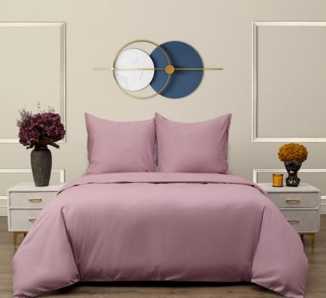 Постельное белье "Siberia" Сэнди (аметист) Ранфорс, 2 спальный (70х70)
