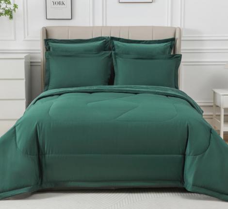 Постельное белье с одеялом "Sofi de Marko" Энрике (малахит-м) Велюр, Семейный