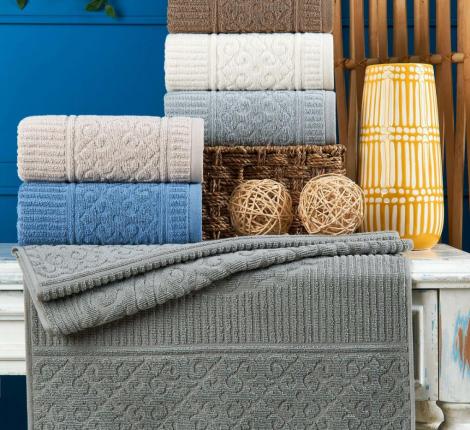 Набор махровых полотенец &quot;PHILIPPUS&quot; 50*90 (1/6 ) PRIME COTTON (A394) JUPITER