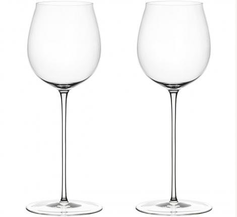 Набор 2 бокала для белого вина "BALLERINA" WHITE WINE GLASS муслиновое стекло, 200 мл